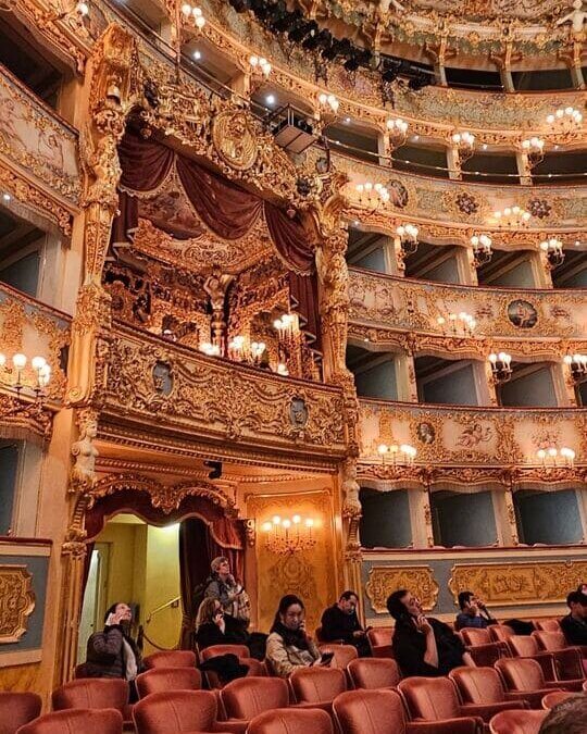 La Fenice, l&rsquo;opéra de Venise est splendide ! A visiter absolument
